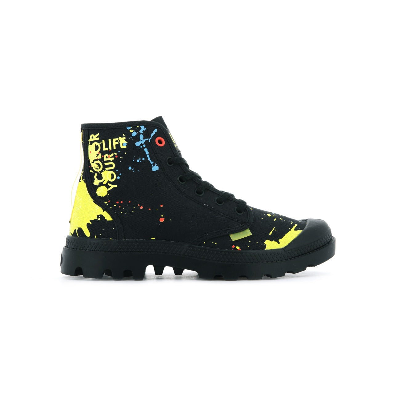 Palladium Boot Pampa Hi Explore Black-Yellow