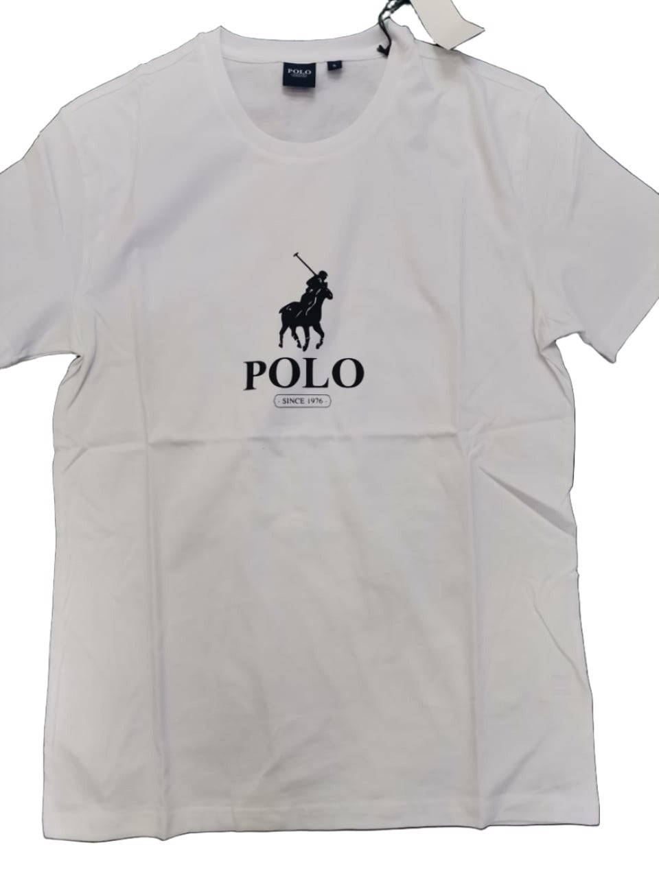 Polo T-Shirt Logo White