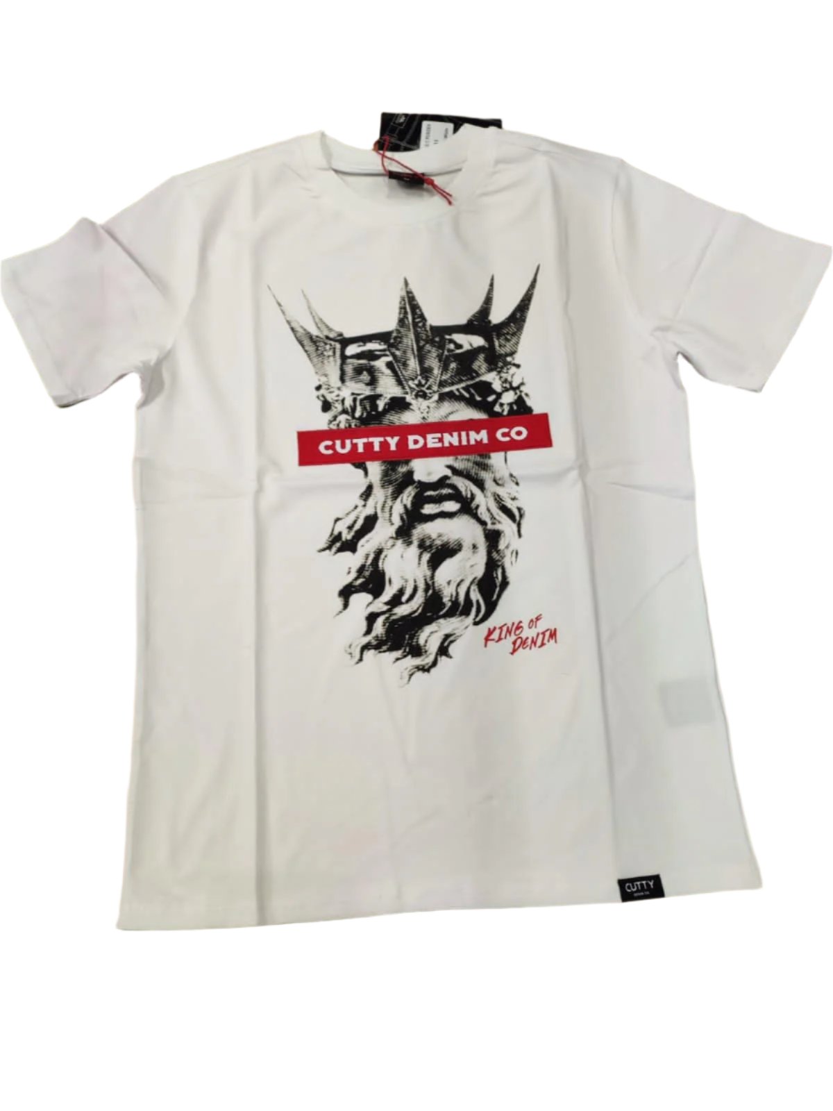 Cutty T-Shirt Posiden White